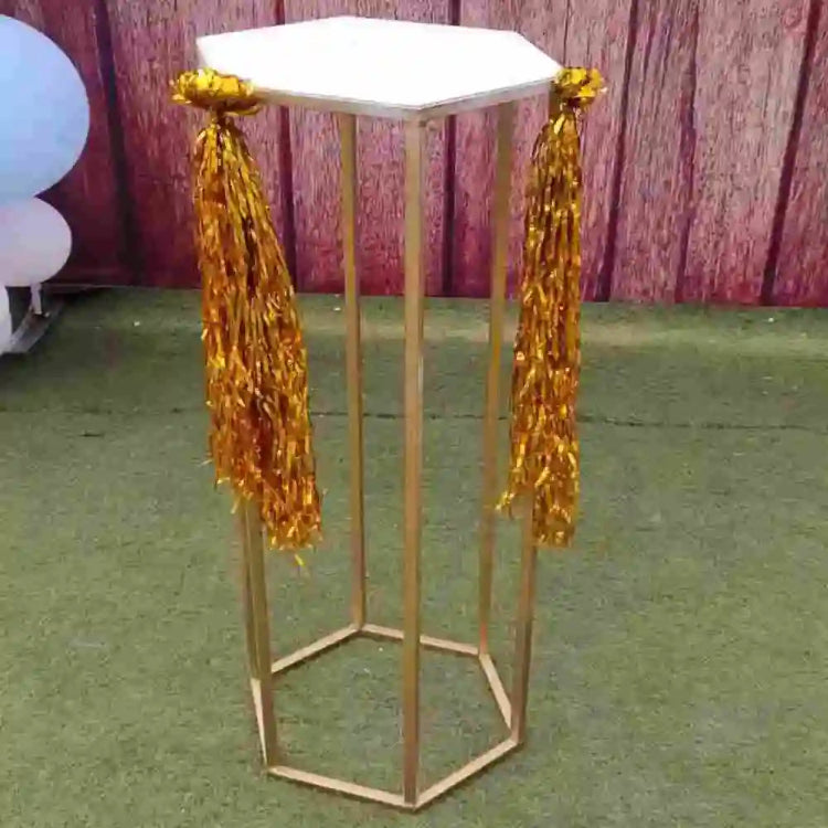 Book wooden finish baby shower setup with baby box