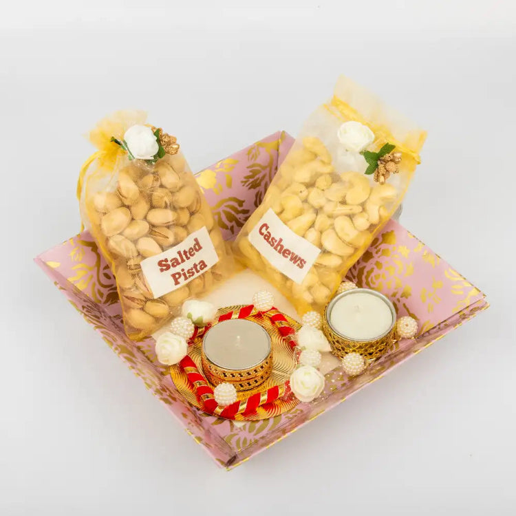 Shop Cashew and Salted Pista Gift Hamper for Diwali Celebrations