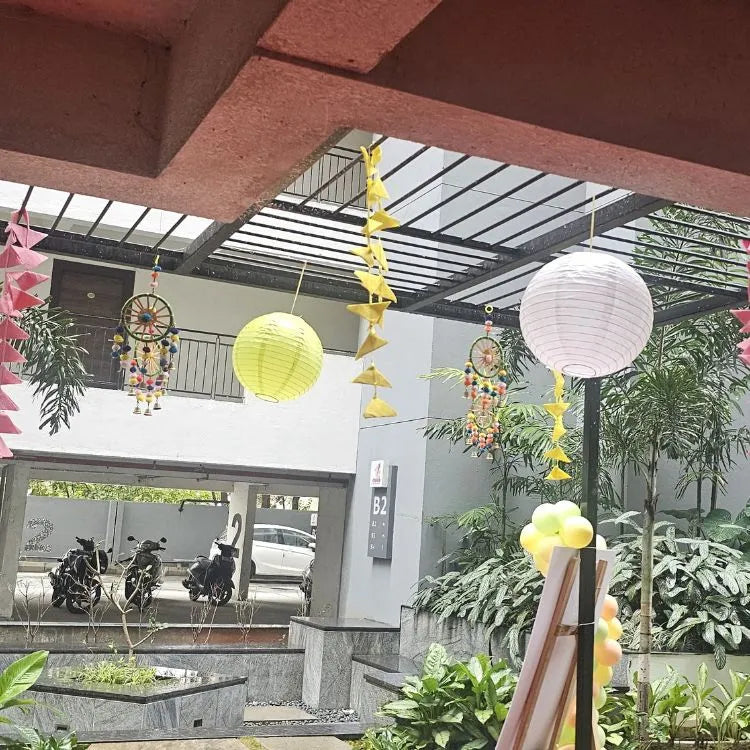  Floral Balloon Baby Shower Decoration Neon Light