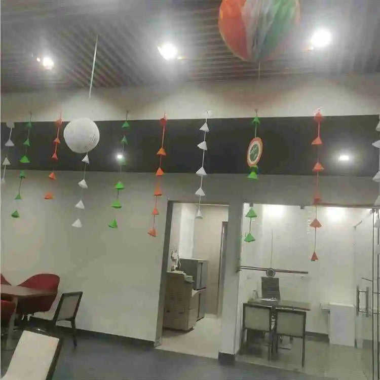  Independence Day Decor Tricolour Balloon Setup
