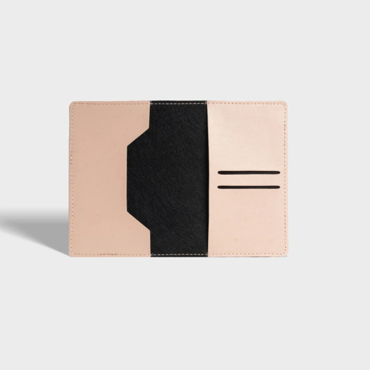 Order baby pink personalized passport cover with card slots