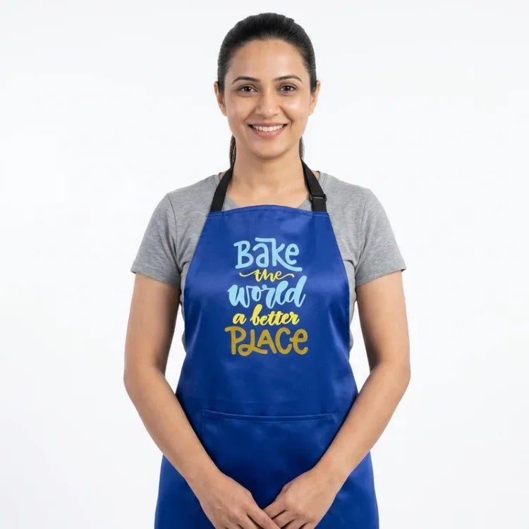 Buy Bake the World Better Place Apron Online