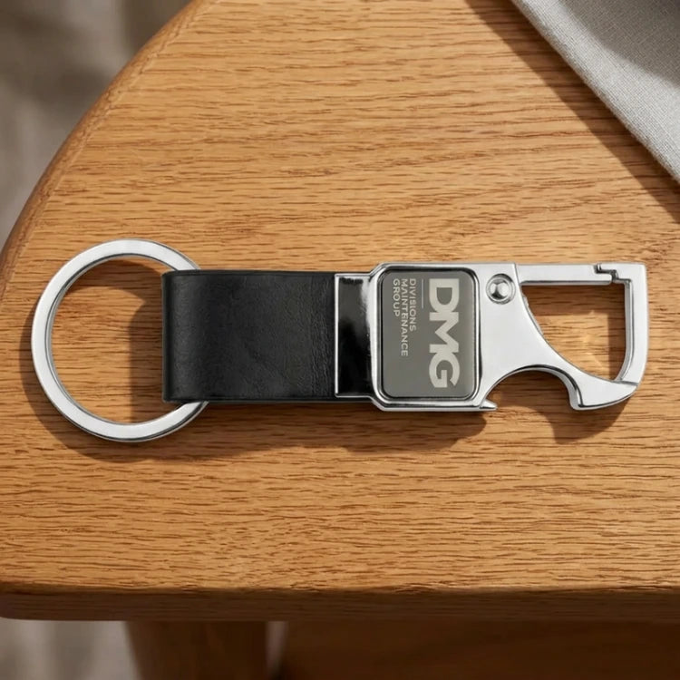 Order branded corporate keychain for employee welcome gift kits