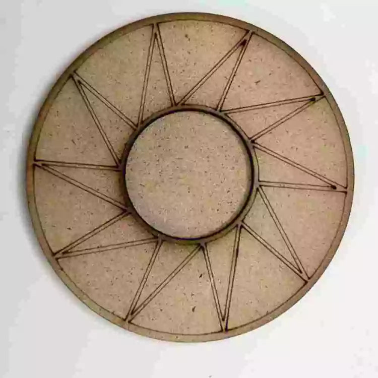 Shop brown MDF star T-light holder for Diwali gifting and home decor