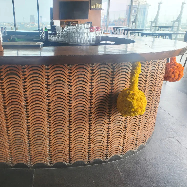 Enquire Diwali Marigold Ball Hanging Decor for Office Celebrations