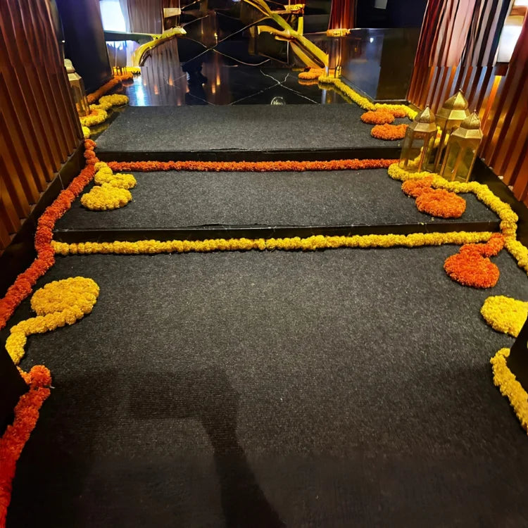 Book Diwali Marigold Pathway and Rangoli Decoration