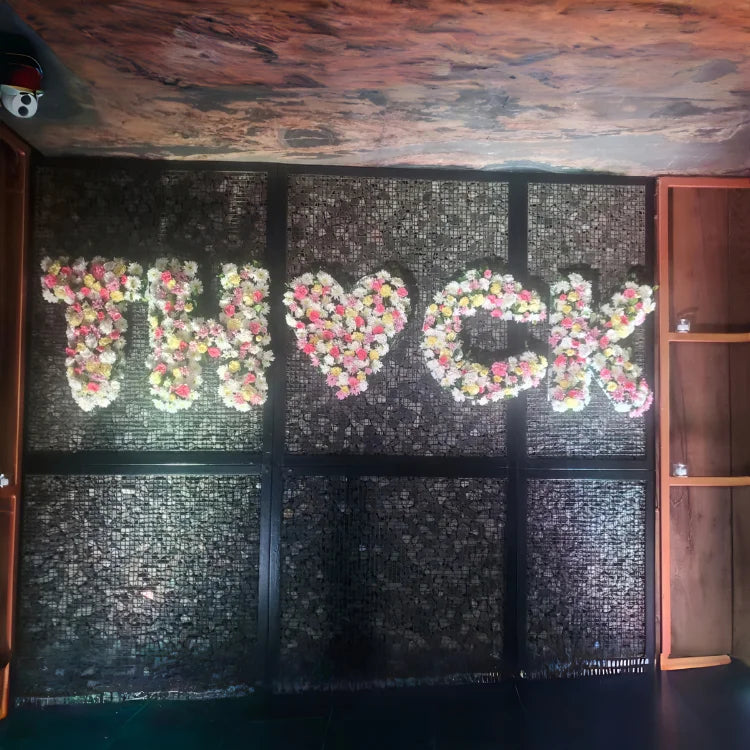 Book Diwali Welcome Backdrop with Floral Wall Decorations Service in Bangalore