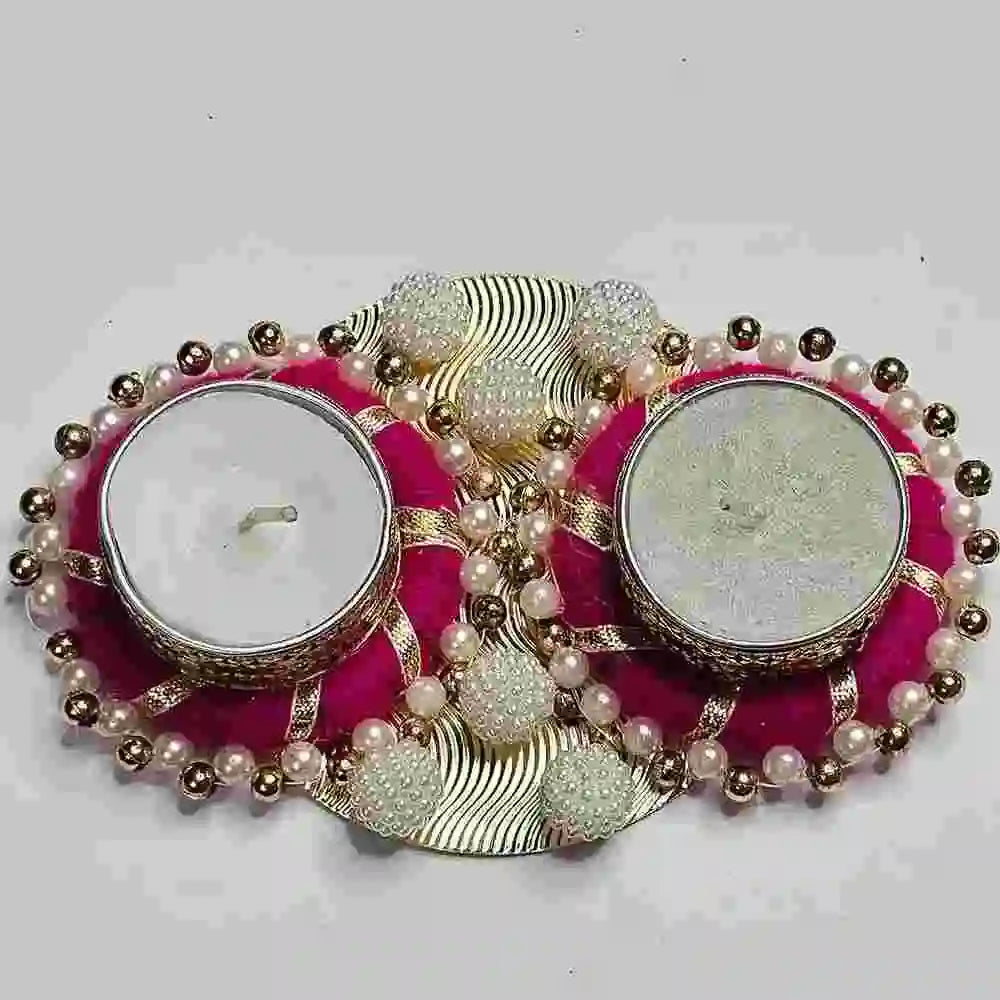 Buy Double Ring T-Light Holder for Diwali gifts and home decor