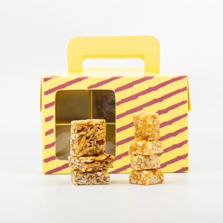 Shop Dry Fruit Delicacy Box with Cashew Crunch and Cashew Squares