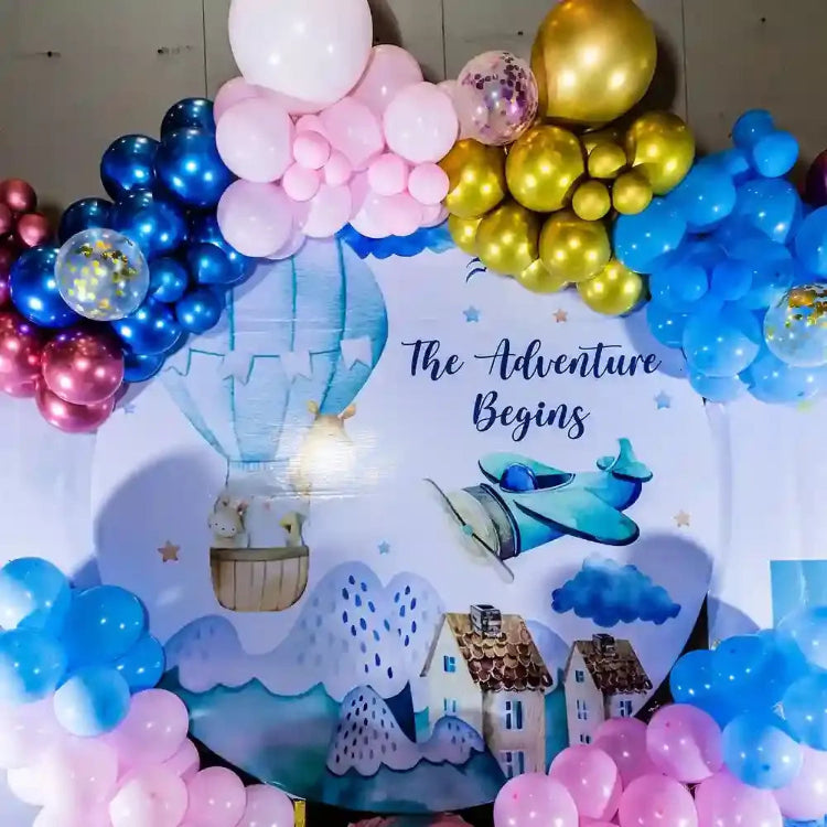  Adventure Baby Shower Decoration Printed Backdrop