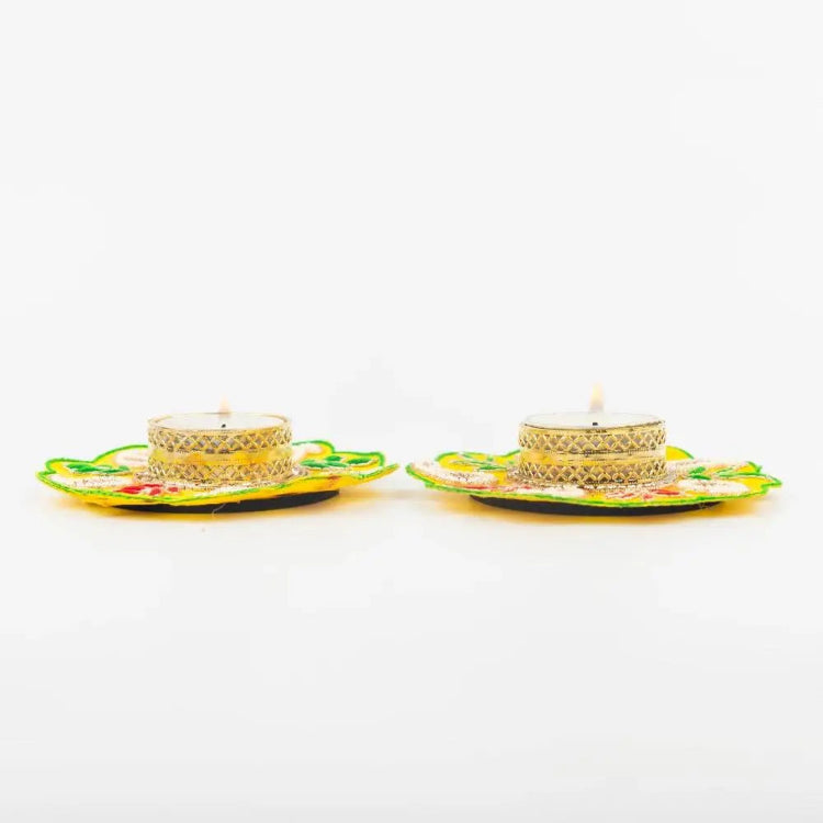Shop Floral T-Light Holder for Festive Home Decoration