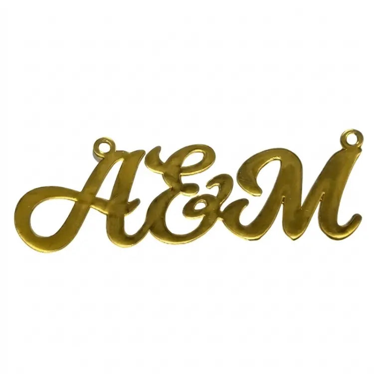 Shop Gold Acrylic Initial Cutout for Wedding Ring Decor
