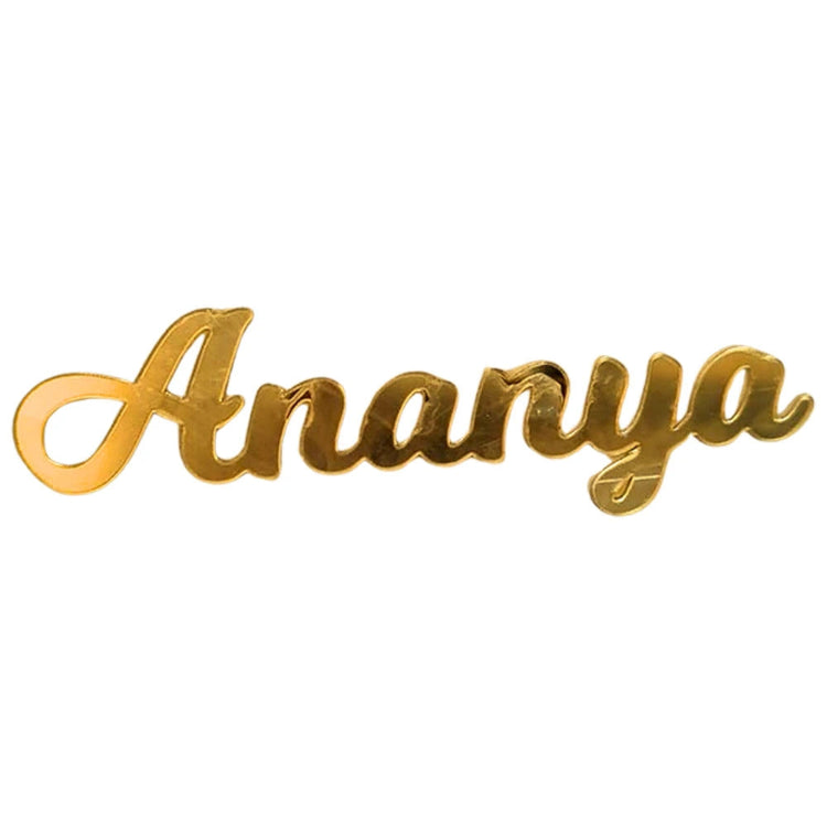 Shop Gold Custom Acrylic Name Cutout for Celebration Decor