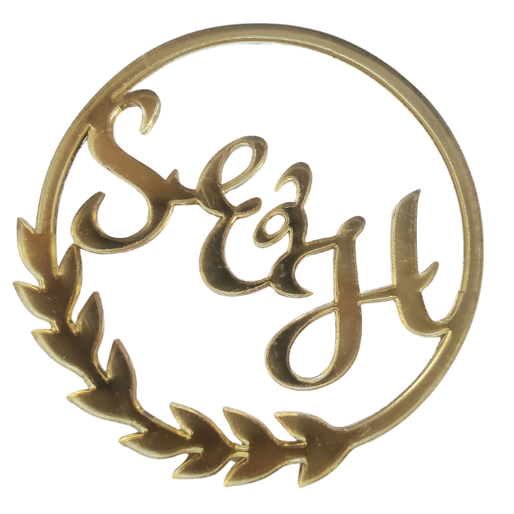 Buy Gold Leaf Acrylic Initial Cutout for Anniversary Gifts
