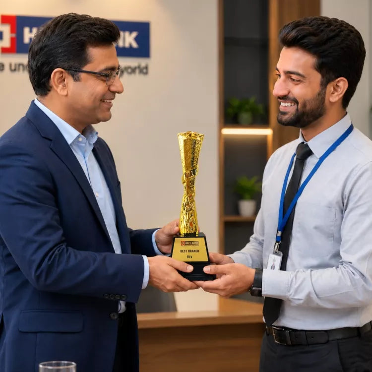 Order gold Summit Excellence Trophy for employee achievement and recognition