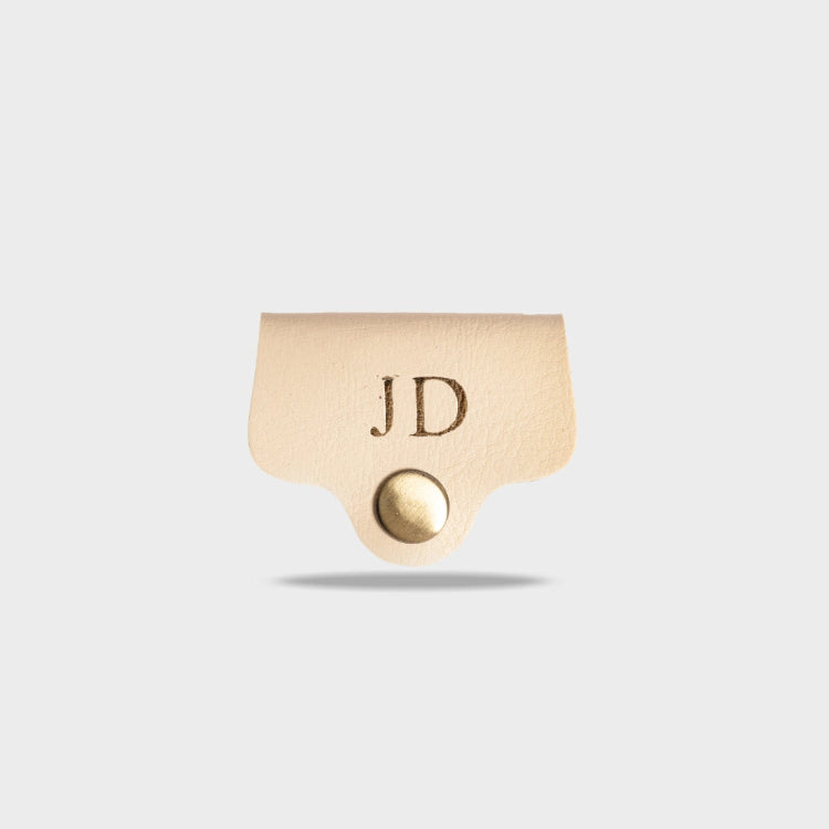 Buy ivory cable holder with personalized initials
