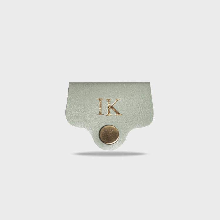 Buy mint cable holder with personalized initials