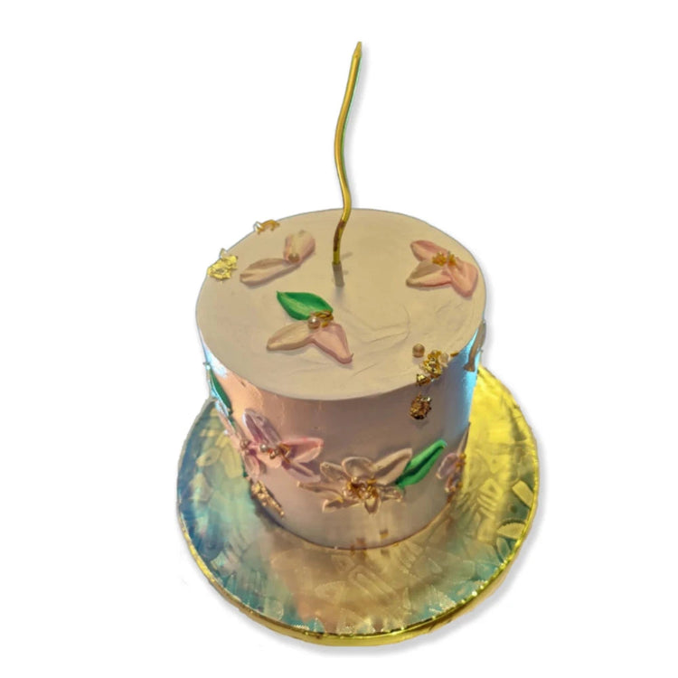 Shop Palette Knife Cake with pastel floral details for birthdays and anniversaries