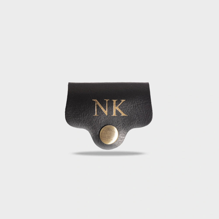 Shop personalized black wire organizer with initials