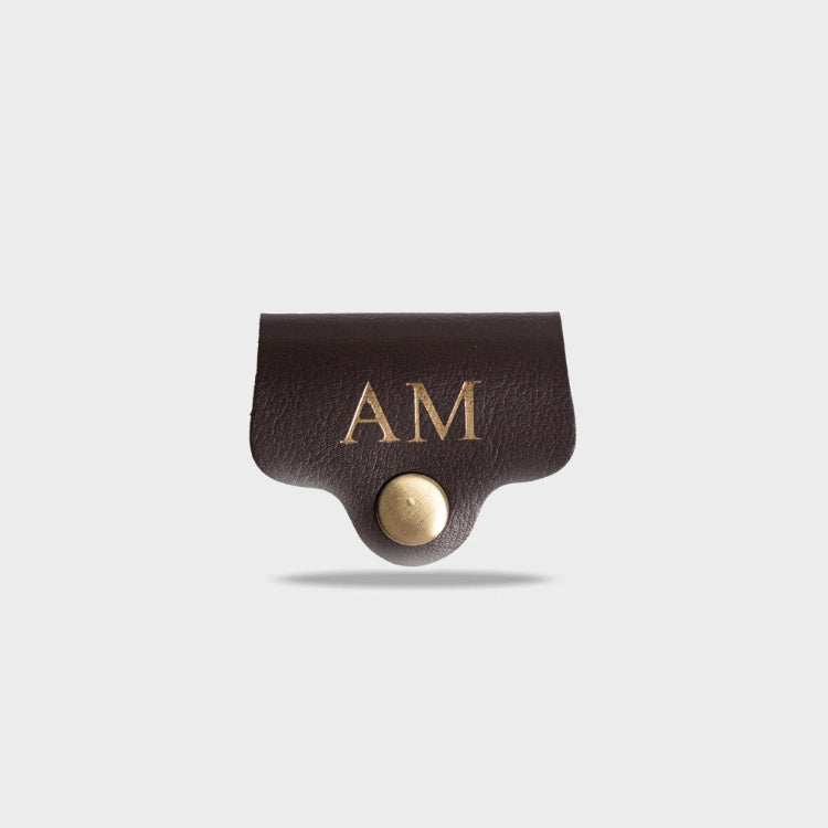 Order personalized brown wire organizer with initials
