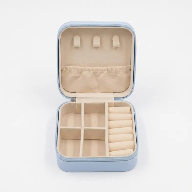 Buy portable jewellery travel organizer with multiple compartments