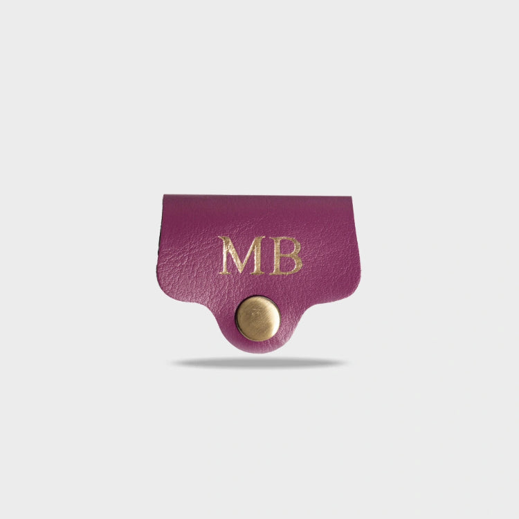 Buy purple-cable-organizer with personalized initials