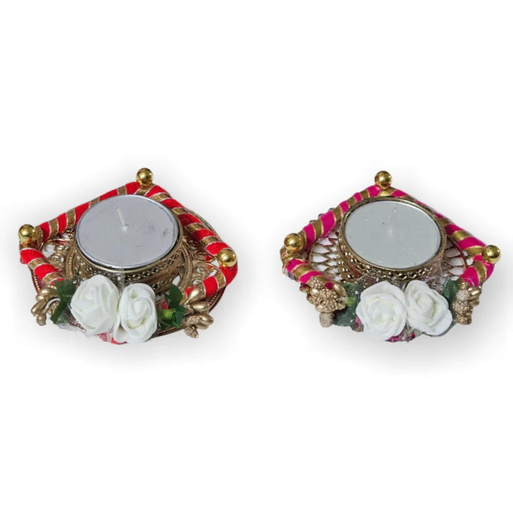 Shop Decorative Diamond Tealight Holder for Diwali Candle Decoration