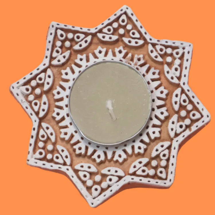 Shop wooden T-light candle holder for Diwali corporate gifting