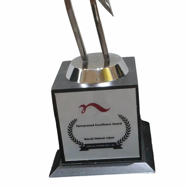 Order Three Star Metal Trophy for employee achievement recognition