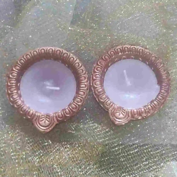 Buy Wax Diyas Set of 2 for Diwali decor Set Online for Festive Gifting