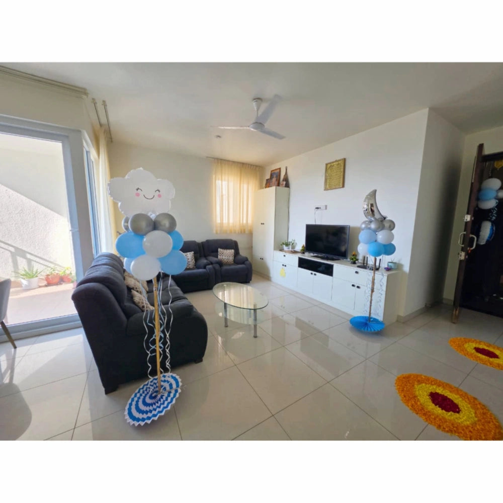 Get Welcome Baby Arrival Home Decoration with Balloon Stands