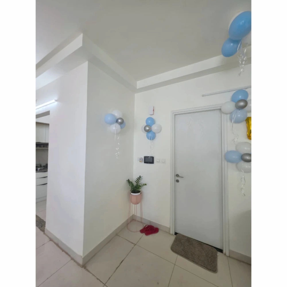 Order Welcome Baby Balloon Decoration with Floral Entrance Pathway