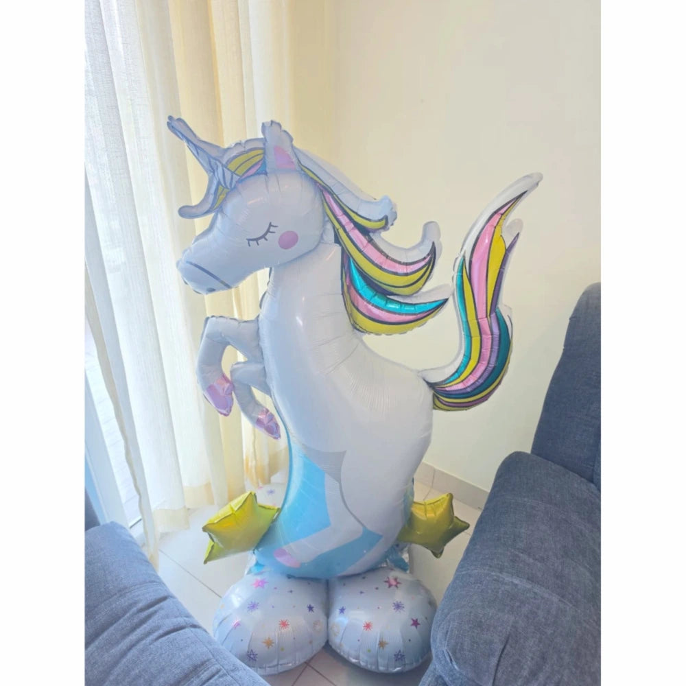 Book Welcome Baby Unicorn Balloon Decoration for Newborn Celebrations