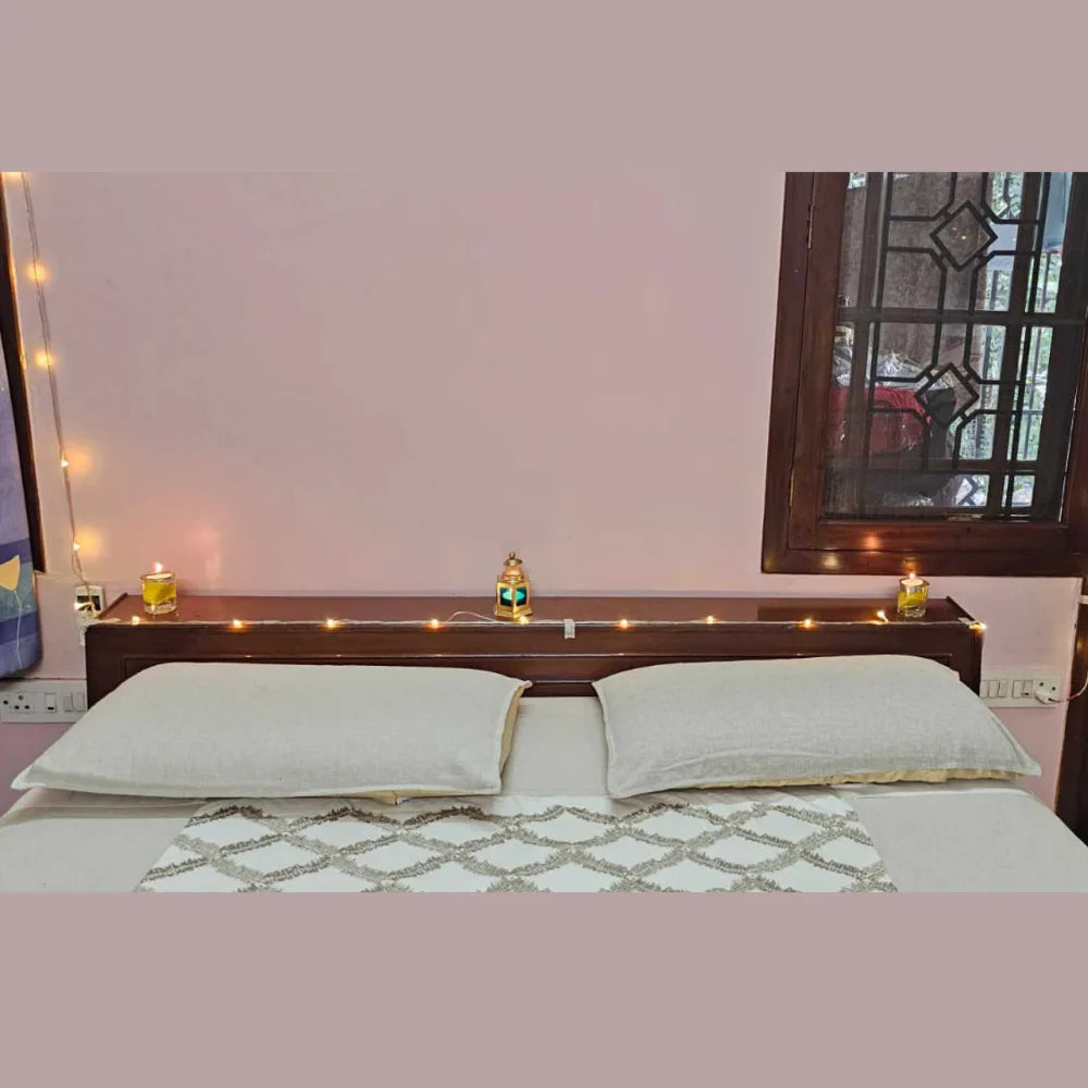 String lights and lantern for welome hime decor