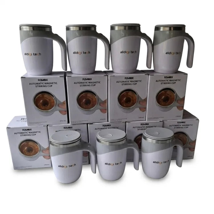 Buy white Self Stirring Mug for employee gifts and bulk corporate orders