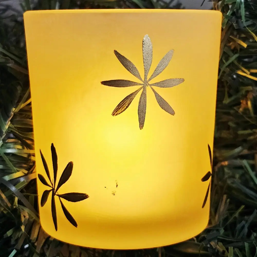 Buy Snowflakes Themed Tealight Holder Online for Christmas Decor